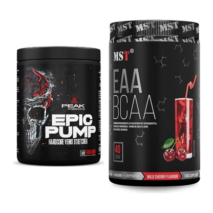 Trainings-Set: Peak EPIC Pump + MST EAA & BCAA – alle enthaltenen Artikel