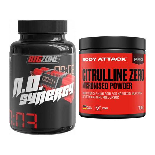 Trainings-Set: Big Zone N.O Synergy + Body Attack 100 % – alle enthaltenen Artikel