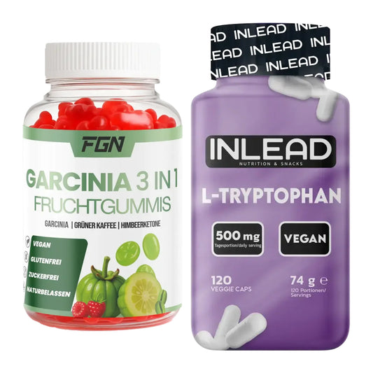 Trainings-Set: FGN Garcinia 60 + INLEAD L-Tryptophan 500mg – alle enthaltenen Artikel