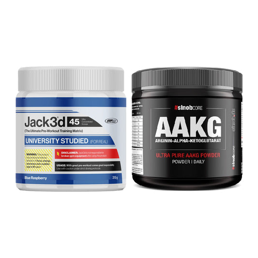 Trainings-Set: USP Labs Jack3d 45 Serv. + Sinob Core Arginin AAKG – alle enthaltenen Artikel