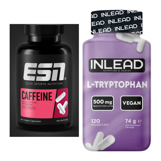 Trainings-Set: ESN Caffeine Caps + INLEAD L-Tryptophan 500mg – alle enthaltenen Artikel