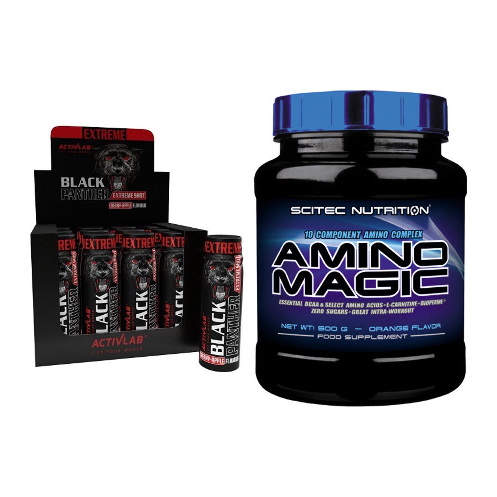 Trainings-Set: Activlab Black Panther Extreme + Scitec Amino Magic – alle enthaltenen Artikel