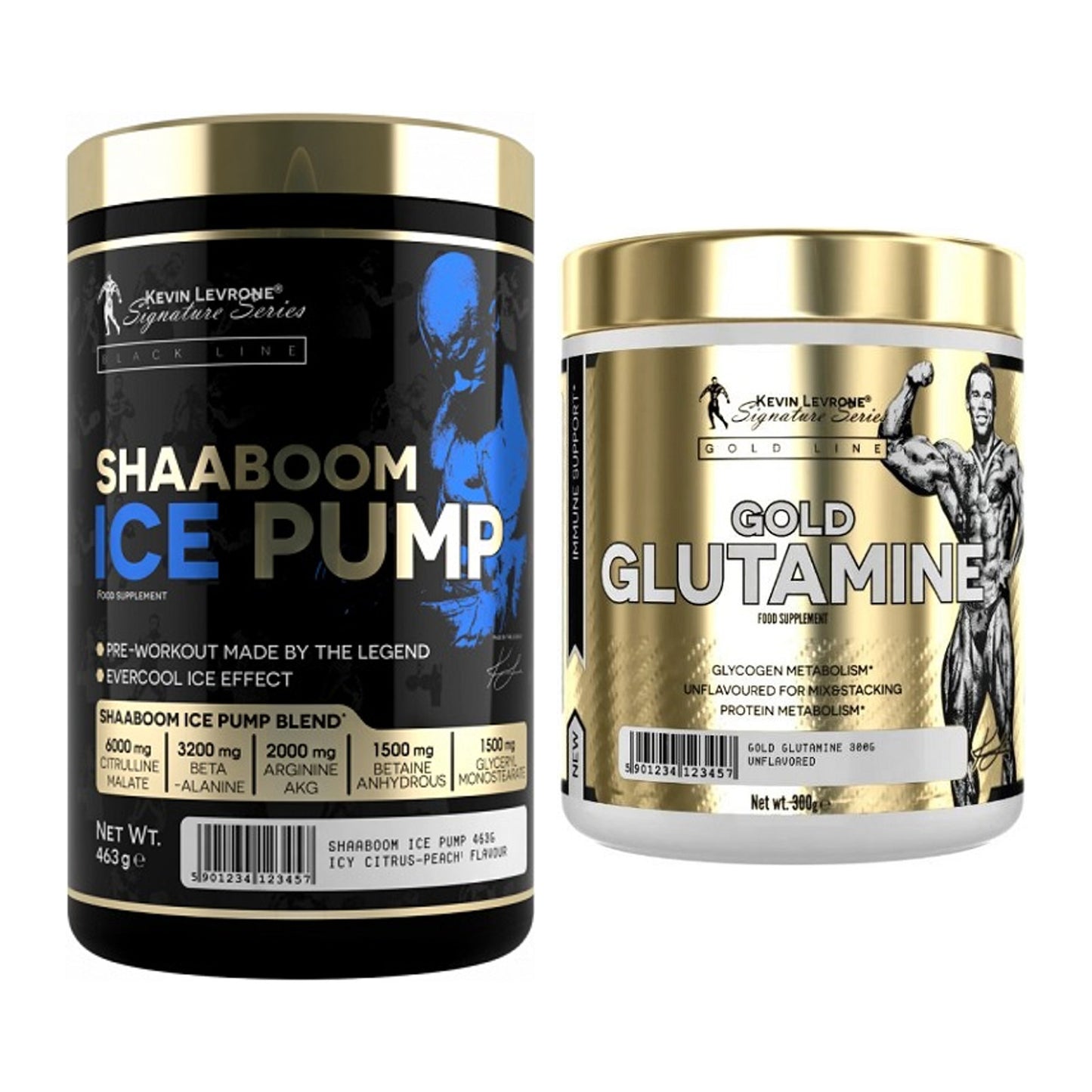 Trainings-Set: Kevin Levrone Shaaboom Ice + Kevin Levrone GOLD – alle enthaltenen Artikel