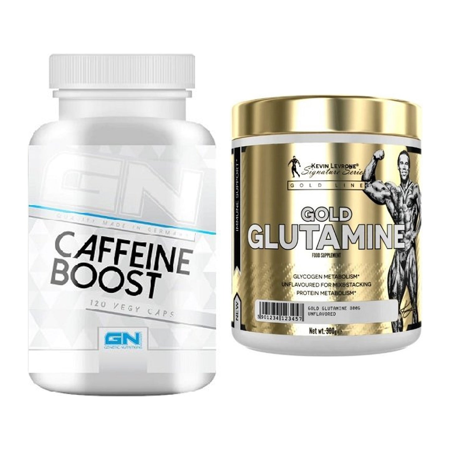 Trainings-Set: GN Caffein Boost + Kevin Levrone GOLD Glutamine – alle enthaltenen Artikel