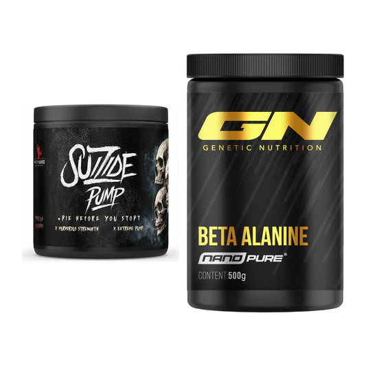 Trainings-Set: #GYMJUICE SUIZIDE PUMP + GN Nano Beta Alanine – alle enthaltenen Artikel