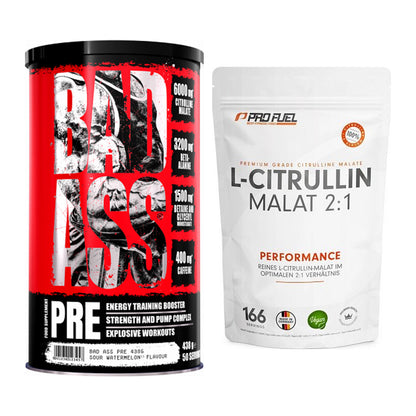 Trainings-Set: BAD ASS Pre + ProFuel L-Citrullin Malat – alle enthaltenen Artikel