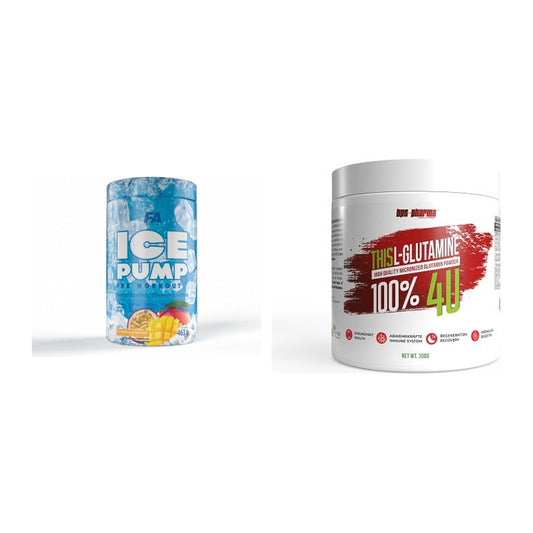 Trainings-Set: FA Nutrition ICE Pump + BPS-Pharma This Glutamin – alle enthaltenen Artikel