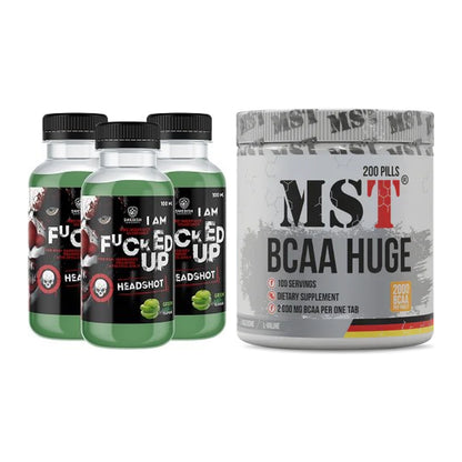 Trainings-Set: Swedish Supplements Fucked + MST BCAA Huge 200 Tabl./ – alle enthaltenen Artikel