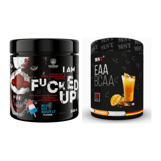 Trainings-Set: Swedish Supplements Fucked Up + MST EAA & BCAA – alle enthaltenen Artikel