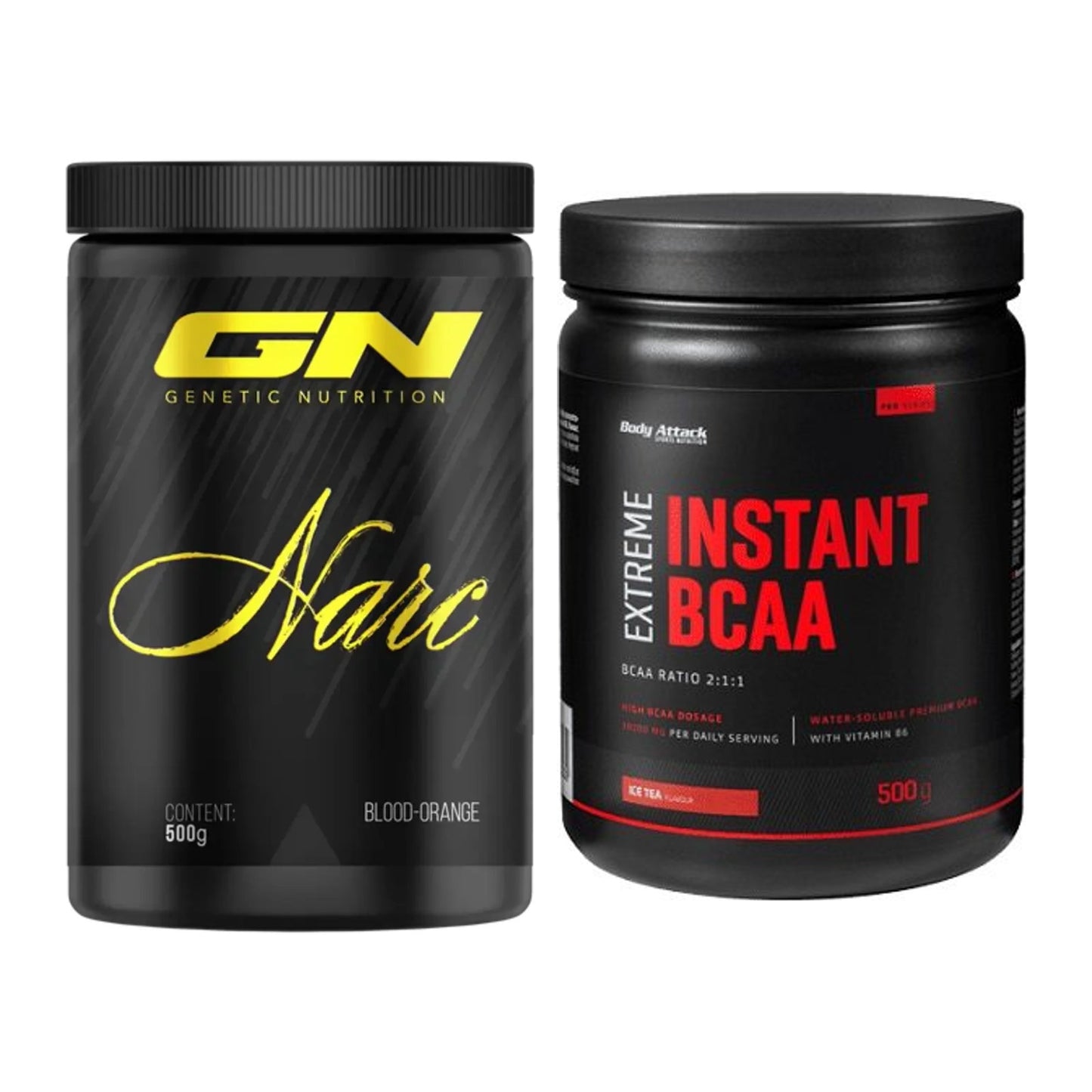 Trainings-Set: GN Narc + Body Attack Instant BCAA Extreme – alle enthaltenen Artikel