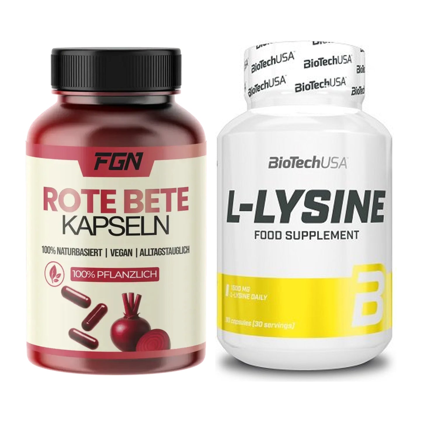 Trainings-Set: FGN Rote Beete + BioTech L-Lysine – alle enthaltenen Artikel