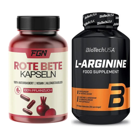 Trainings-Set: FGN Rote Beete + BioTech L-Arginine – alle enthaltenen Artikel