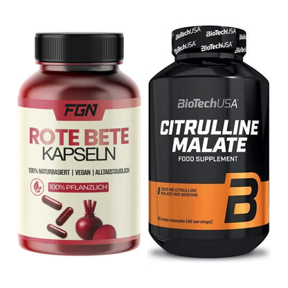Trainings-Set: FGN Rote Beete + BioTech Citrulline Malate – alle enthaltenen Artikel