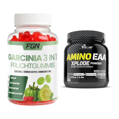 Trainings-Set: FGN Garcinia 60 + Olimp Amino EAA Xplode – alle enthaltenen Artikel