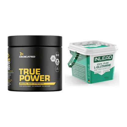Trainings-Set: Dedicated True Power + INLEAD L-Glutamine – alle enthaltenen Artikel