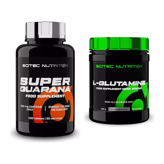 Trainings-Set: Scitec Super Guarana 100 Tabl. + Scitec L-Glutamin – alle enthaltenen Artikel