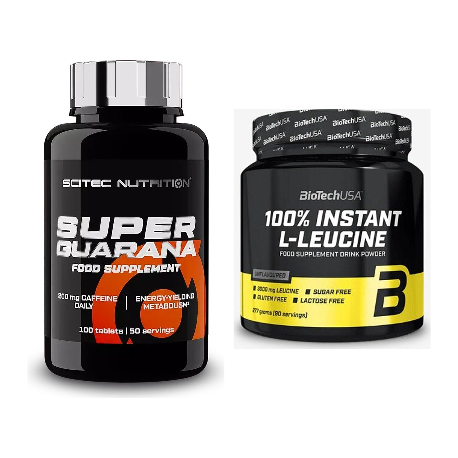 Trainings-Set: Scitec Super Guarana 100 + BioTech 100% Instant – alle enthaltenen Artikel