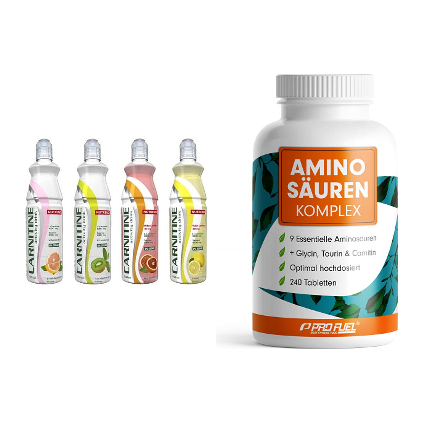 Trainings-Set: Nutrend Activity + ProFuel Aminosäuren – alle enthaltenen Artikel