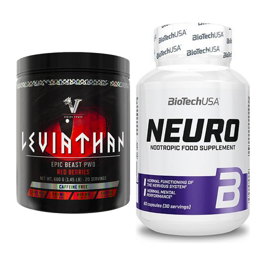 Trainingsset: Viking Power Leviathan Hardcore + BioTech Neuro - alle items inbegrepen