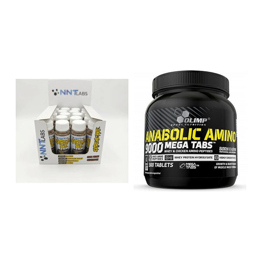 Trainings-Set: NNT Extreme Pre-Workout + Olimp Anabolic Amino 9000 – alle enthaltenen Artikel