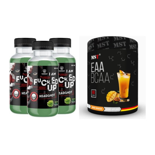 Trainings-Set: Swedish Supplements Fucked Up + MST EAA & BCAA – alle enthaltenen Artikel