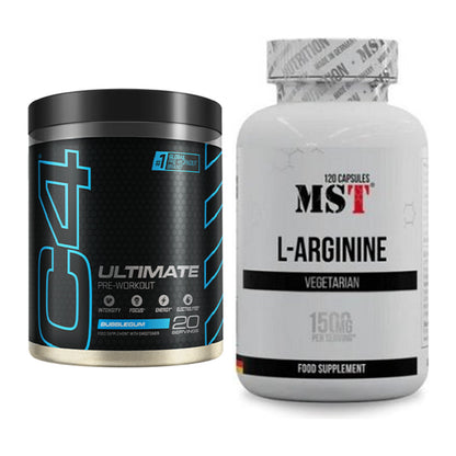 Trainings-Set: Cellucor C4 ULTIMATE 20 + MST L-Arginine 120 Kaps. – alle enthaltenen Artikel