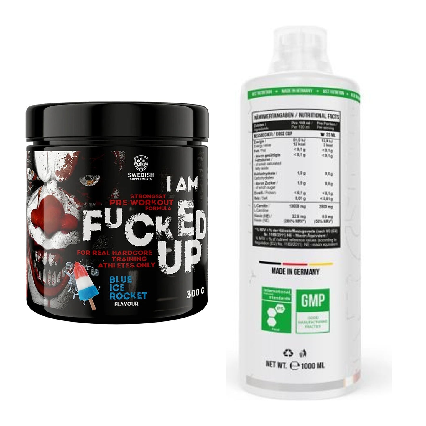 Trainings-Set: Swedish Supplements Fucked + MST L-Carnitine 100.000 – alle enthaltenen Artikel