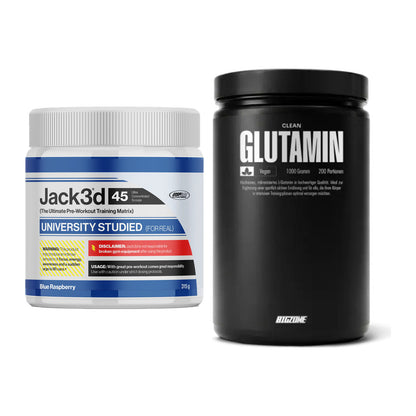 Trainings-Set: USP Labs Jack3d 45 Serv. + Big Zone Glutamin – alle enthaltenen Artikel