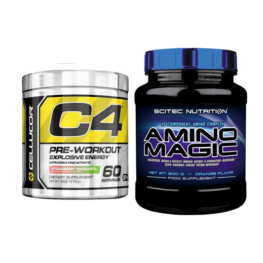 Trainings-Set: Cellucor C4 Original 60 Serv. + Scitec Amino Magic – alle enthaltenen Artikel