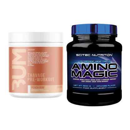 Trainings-Set: RAW Nutrition CBUM Thavage + Scitec Amino Magic – alle enthaltenen Artikel