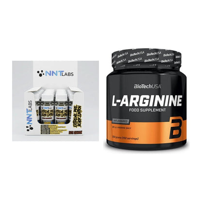 Trainings-Set: NNT Extreme Black Edition Shot + BioTech L-Arginin – alle enthaltenen Artikel