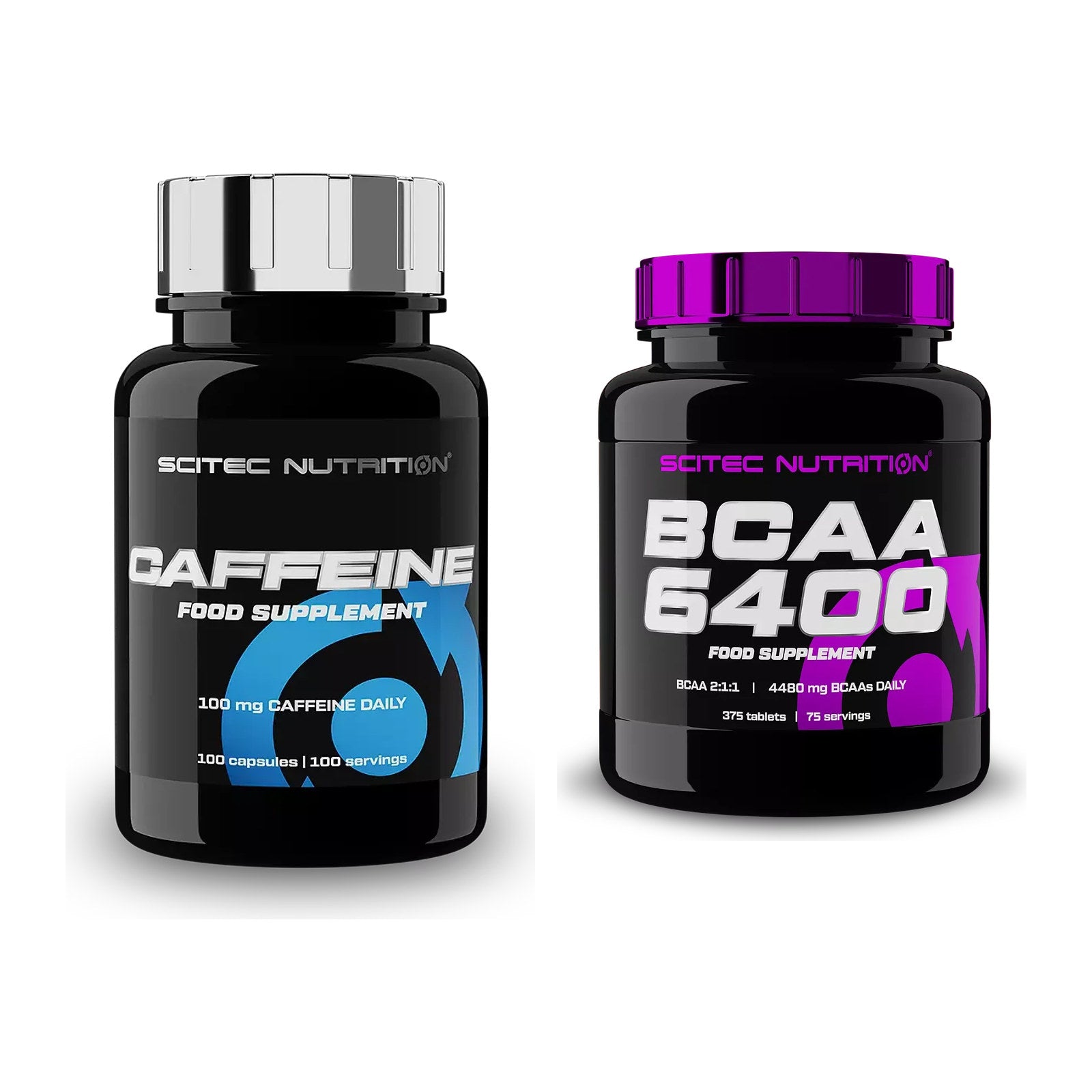 Trainings-Set: Scitec Caffeine + Scitec BCAA 6400 – alle enthaltenen Artikel