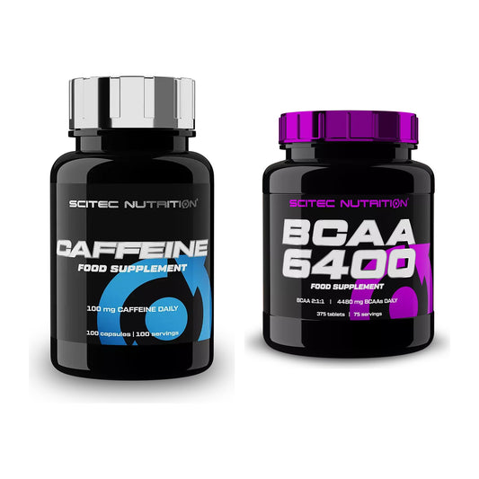 Trainings-Set: Scitec Caffeine + Scitec BCAA 6400 – alle enthaltenen Artikel