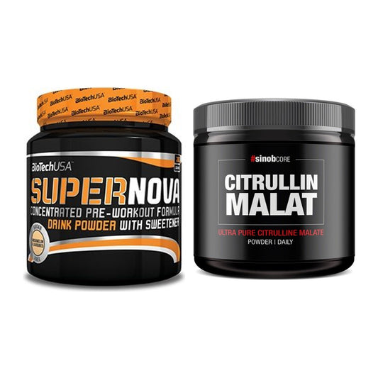 Trainings-Set: BioTech Supernova + Sinob Core L-Citrullin Malat – alle enthaltenen Artikel