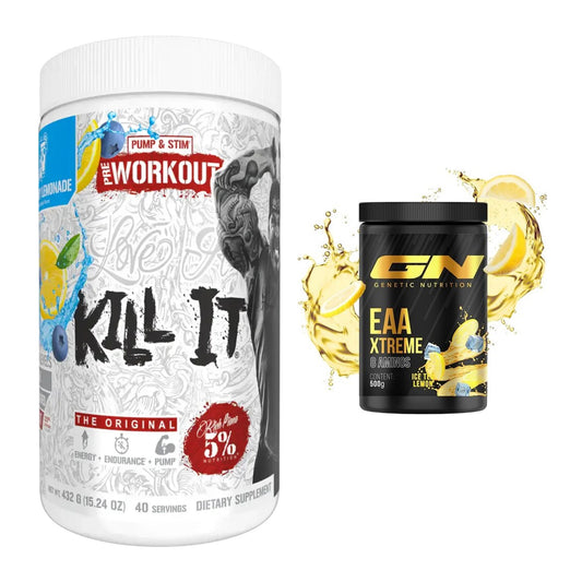 Trainings-Set: Rich Piana 5% Nutrition Kill It + GN EAA Xtreme – alle enthaltenen Artikel
