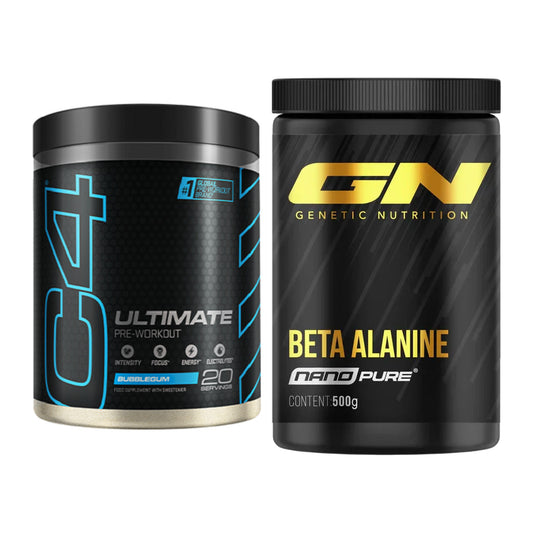 Trainings-Set: Cellucor C4 ULTIMATE 20 Serv. + GN Nano Beta Alanine – alle enthaltenen Artikel