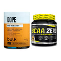 Trainings-Set: Bulk Dope Pre-Workout 30 Serv. + BioTech BCAA Zero – alle enthaltenen Artikel