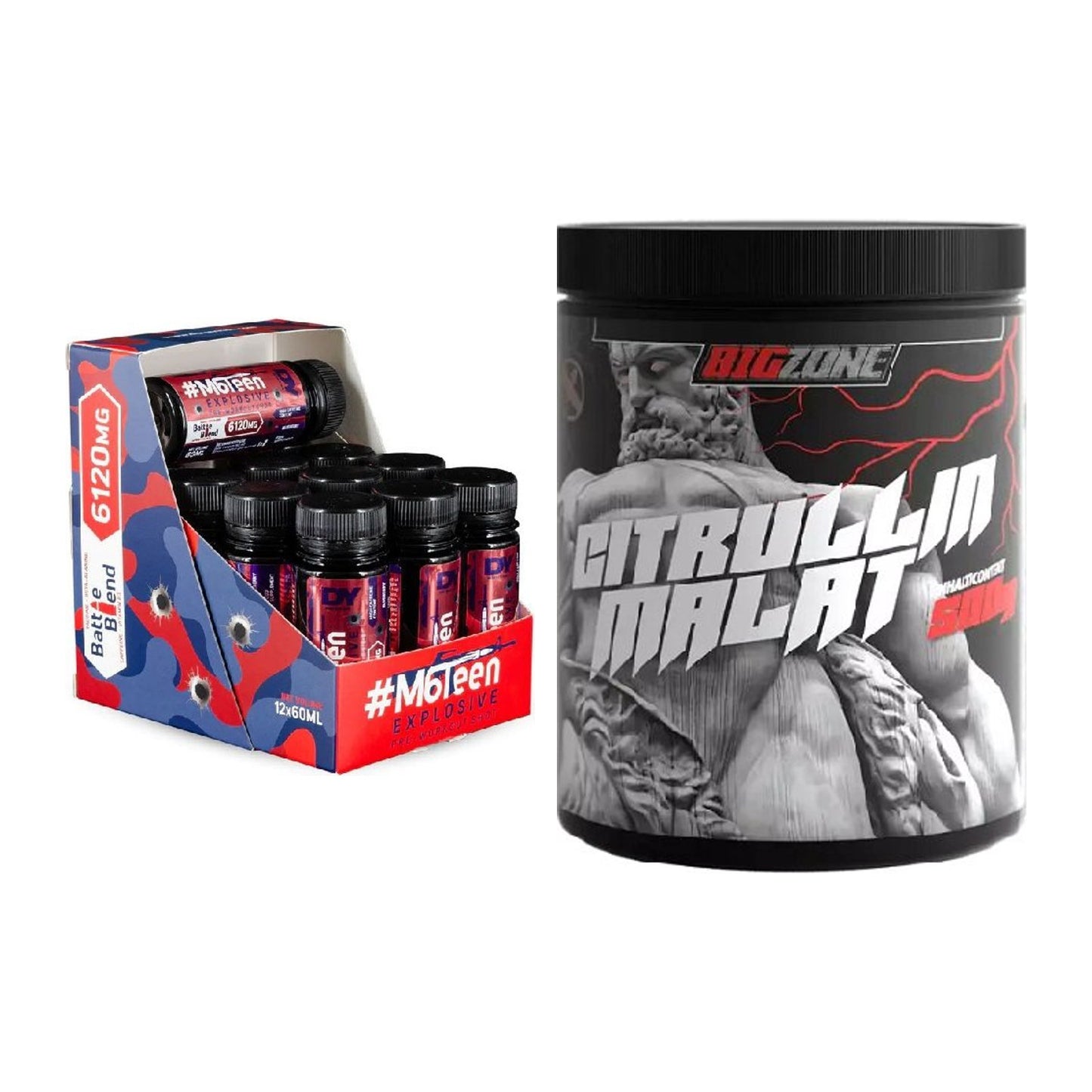 Trainings-Set: DY Nutrition M6Teen + Big Zone Citrullin Malat – alle enthaltenen Artikel