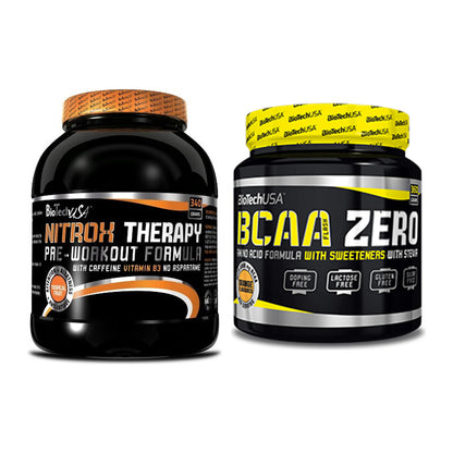 Trainings-Set: BioTech NitroX Therapy + BioTech BCAA Zero – alle enthaltenen Artikel