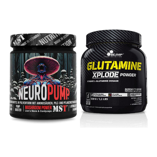Trainings-Set: MST NeuroPump + Olimp L-Glutamine Xplode 500g – alle enthaltenen Artikel