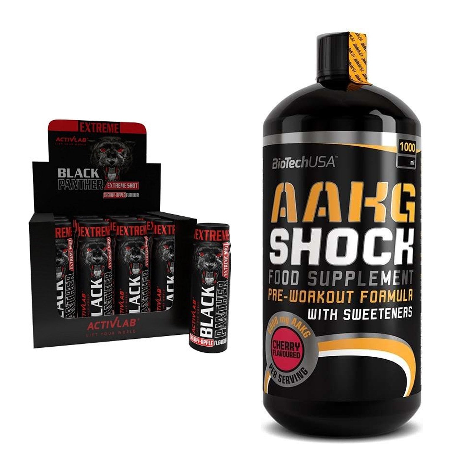 Trainings-Set: Activlab Black Panther + BioTech AAKG Shock Extreme – alle enthaltenen Artikel