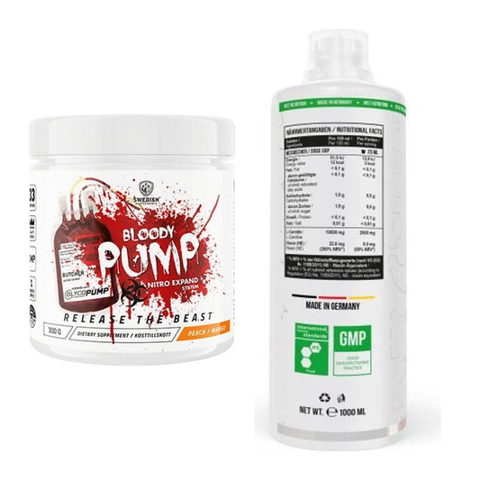 Trainings-Set: Swedish Supplements Bloody + MST L-Carnitine 100.000 – alle enthaltenen Artikel
