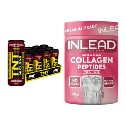 Trainings-Set: NXT Nutrition TNT NUCLEAR + INLEAD Collagen Peptides – alle enthaltenen Artikel
