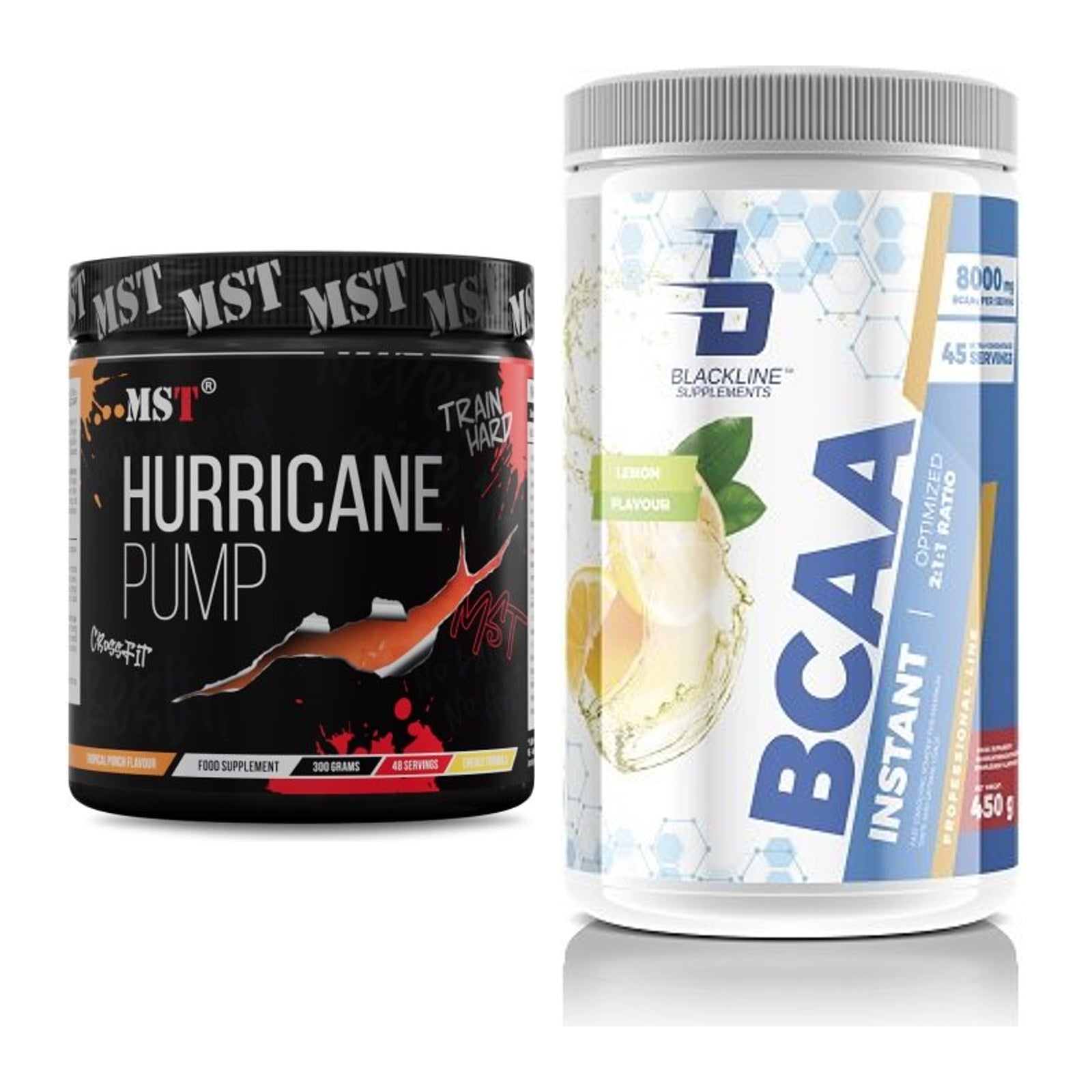 Trainings-Set: MST Hurricane Pump + Blackline Supplements BCAA Instant – alle enthaltenen Artikel