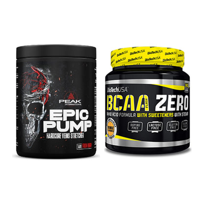 Trainings-Set: Peak EPIC Pump + BioTech BCAA Zero – alle enthaltenen Artikel