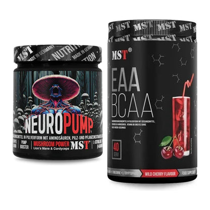 MST Trainings-Set: NeuroPump 540g (Red + EAA & BCAA 520g – alle enthaltenen Artikel
