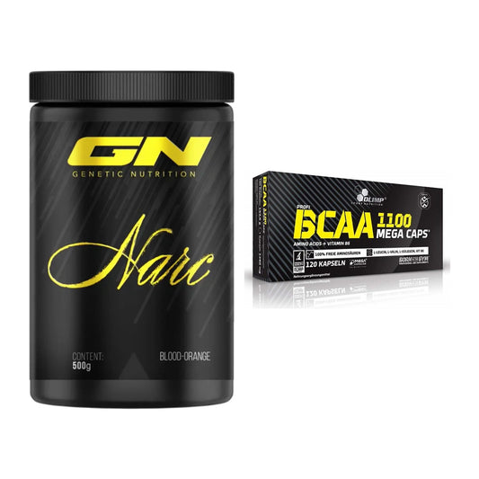 Treningssett: GN Narc + Olimp BCAA Mega Caps - alle varer inkludert