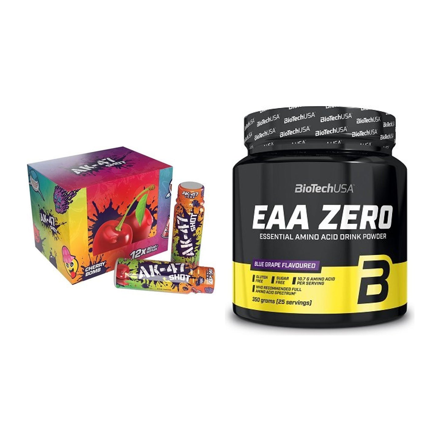 Trainings-Set: AK47 Labs AK47 Shots + BioTech EAA Zero – alle enthaltenen Artikel
