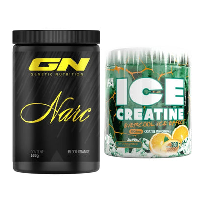 Trainings-Set: GN Narc + FA Nutrition ICE Creatine – alle enthaltenen Artikel