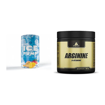 Trainings-Set: FA Nutrition ICE Pump Pre-Workout + Peak Arginin – alle enthaltenen Artikel